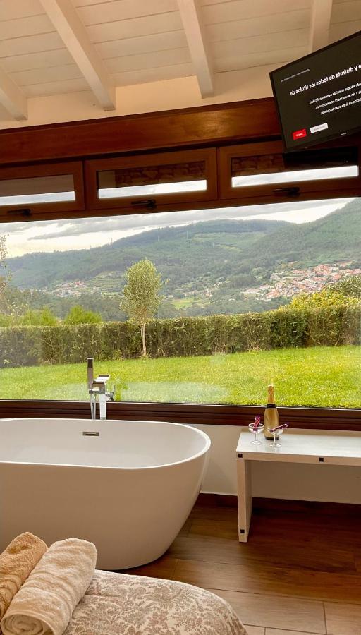 Casa Nueva En Vigo Rural Mos Con Jacuzzi Y Chimenea Para Escapada Romantica Pontevedra Exterior photo